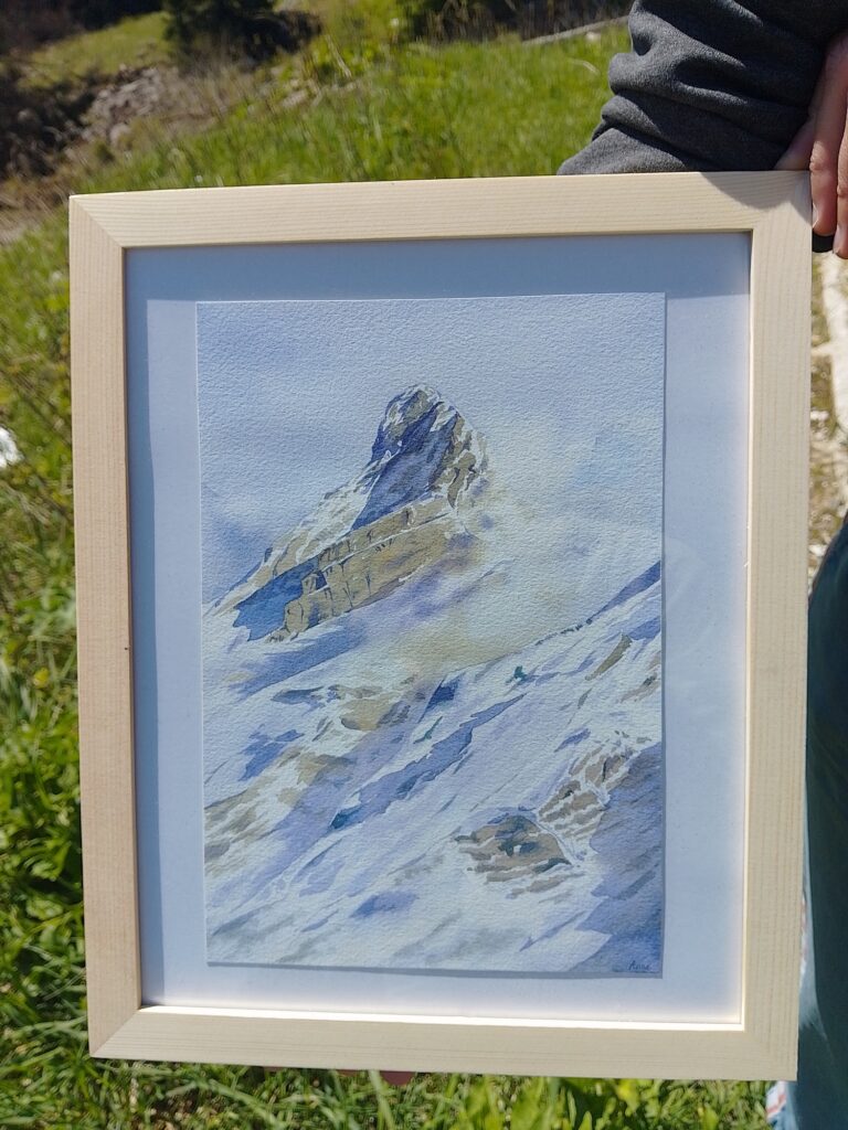 La Pointe percée - aquarelle